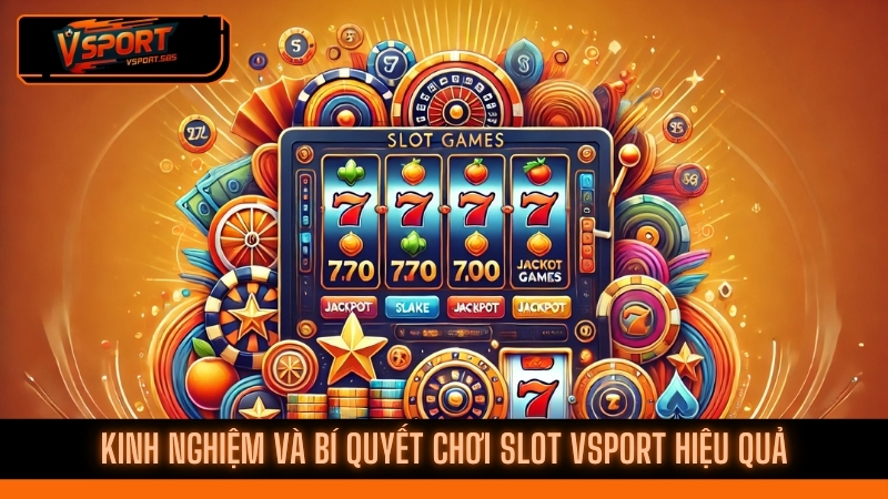 Chơi Slot VSPORT: Bí quyết khi tham gia quay hũ từ cao thủ